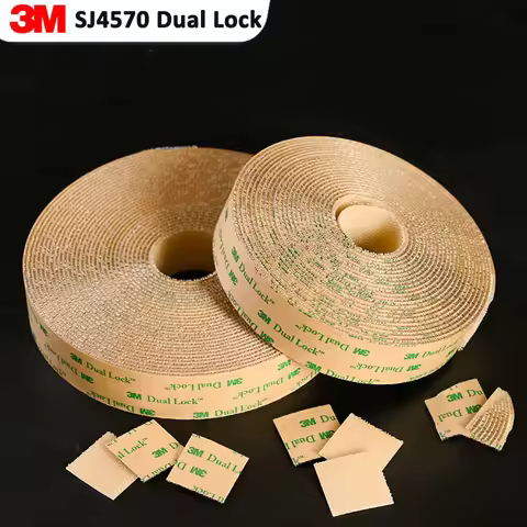3M SJ4570 Dual Lock Transparent Mushroom Buckle Ultra Thin Double Sided Adhesive Tape 1.6Mm Industri