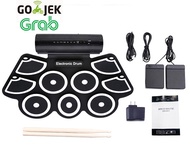 PORTABLE ROLL UP DRUM PAD SET KIT MD760 BUILT-IN SPEAKER SUPPORT MIDI