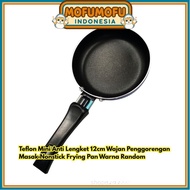 Teflon Mini Anti Pan Random Cooking Frying Pan Color 12cm Nonstick BR386 Sticky Frying Pan