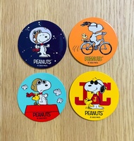 SNOOPY 史諾比 硅藻土吸濕耐熱杯墊+收納架套裝 (4件套) PEANUTS