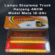 MATA Led Truck Stop Lamp with Galaxy Eye Model 12v-24v Length 46CM Price per Pair Right Kiri