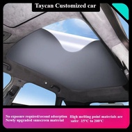 Suitable For Porsche Taycan Sunshade Canopy Electrostatic Adsorption Sunscreen Sunroof Insulation Ro