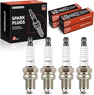 A-Premium Spark Plug 4PCS Compatible with Porsche 912 1965-1969 H4 1.6L & Volvo 122 1967-1968 L4 1.8