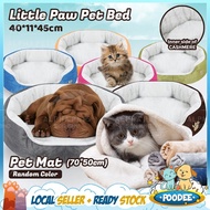 POODEE PETS Fluffy Soft Pets Comfy Cat Dog Pet Bed Cushion Condo House Mat Cage Katil Kucing Pet Sle