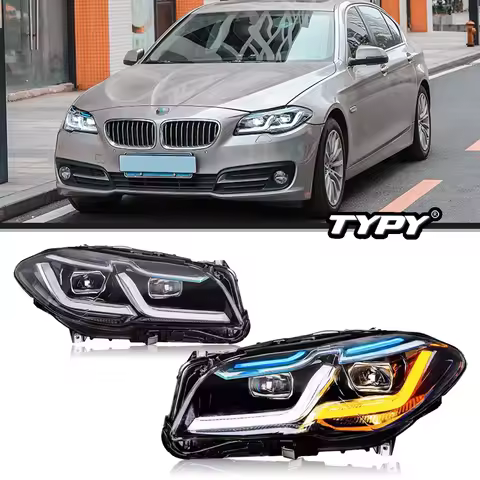 TYPY Car LED Headlight For BMW 5 Series F10/18 2011-2017 Upgrade Modified New DRL Dynamic Turn Signa