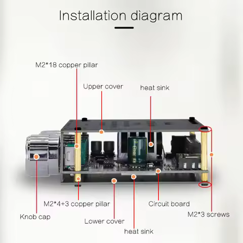 XY-S100L Power Subwoofer Amplifier Board 2.1 Channel Audio Stereo Equalizer Amp