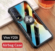 Case Vivo Y12s Y20 Y20i Clear Ring Beatle Cover Silikon Casing Handphone Soft Case