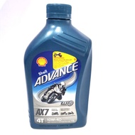 [MALAYSIA] SHELL ENGINE OIL ADVANCE 10W-40 AX7 SYNTHETIC BASED MOTORCYCLE OIL 4T