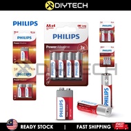 DIYTECH Philips Alkaline Battery AAA Battery AA Battery 9V Battery LR23 LR27 100% ORIGINAL Dry Bater