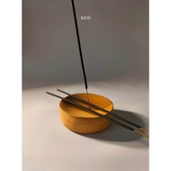 Dhyana wooden incense holder incense stick holder teak wood incense holder