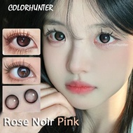 COLORHUNTER  contact lens for 1 year use Rose Noir Pink   14.2mm 0-8 degrees 2 PCS