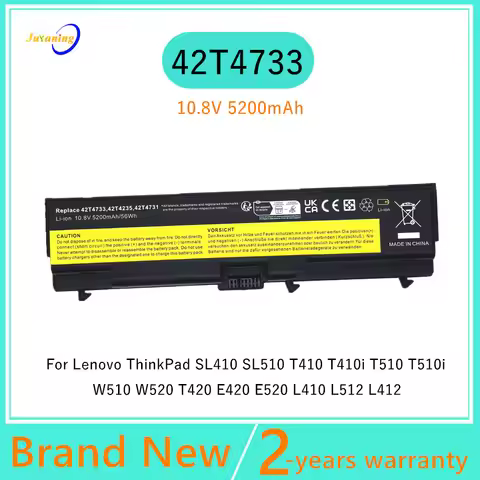 Laptop Battery for Lenovo ThinkPad E50 E40 SL410 SL410 SL510 T410 T410i T510 T510i W510 W520 T420 E4