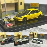 Hobby Japan 1: 64 Initial D Honda Civic Type R EK9 with Engine Out of Print Model