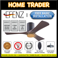 【 FREE BASIC INSTALL 】✦ EFENZ ✦ DC CEILING FAN ✦ HANCRAFTED TIMBER BLADE ✦ BALSA ✦ CEDAR ✦ CYPRESS ✦ BLACK DUTCH COCOA