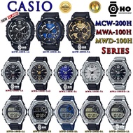 ของแท้100% คาสิโอ นาฬิกาข้อมือ Casio Standard รุ่น MWA-100H-1,MWA-100H-1A2,MWA-100H-2,MWA-100H-7,MWA