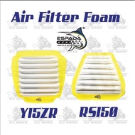 AIR FILTER FOAM RS150 AIR FILTER FOAM Y15ZR ESPADA AIR FILTER Y15ZR AIR FILTER RS150