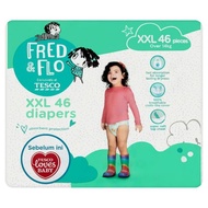 Tesco Fred &amp; Flo Diapers XXL Over 14kg 46 Pieces