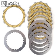 Clutch Friction Plates For Honda CB400SF Super Four CBX400F CBX550 CBR400 CBR500F CBR600F Hurricane 