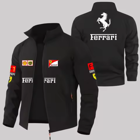 Vintage Scuderia Ferrari Racing Charles Leclerc. Hamilton. Schumacher Jacket Uniform, Outdoor MOTO M