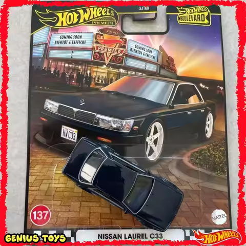 Hot Wheels Premium 1:64 2025 Boulevard NISSAN LAUREL C33 Diecast Alloy Vehicle Metal Body Collectibl