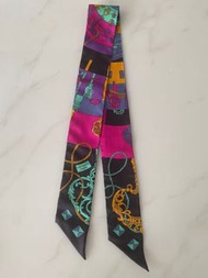 🈹🈹Hermes nice rodeo pattern colourful ado mini kelly bag Silk Twilly charm 綁袋 絲巾 頸巾 披肩 吊飾