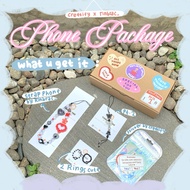 Phone Package gift ideas cute unique aesthetic strap phone sticker pack cheap gift