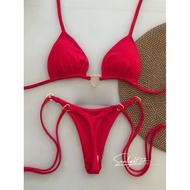 2-Piece Bikini Set  Sexy Women Lace-Up Triangle Swimsuit Fashion biquini