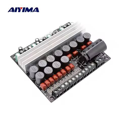 AIYIMA TPA3116 Power Amplifier 6 Channel Sound Audio Amplifier 100Wx2+50Wx4 Class D Amplificador 100