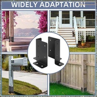 Wood Fence Post Base Support Bracket(4pcs), Adjustable Fit for 2x4, , 6x6 Posts, for Pergola, Mailbo