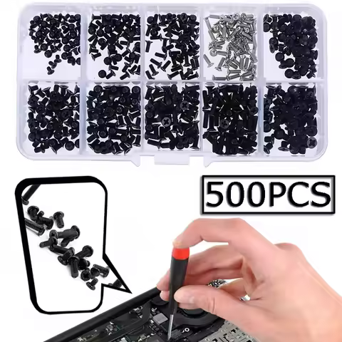 500PCS Laptop Notebook Computer Repair Screws Kit for Lenovo Samsung HP IBM Hard Disk SATA Computer 