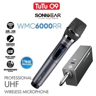 SonicGear WMC6000RR Mic Professional UHF Wireless Microphone WMC 6000 RR