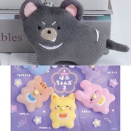 YELL ぼうふうちゃん 3 系列毛絨公仔 豆豆眼黑熊 黃色貓 扭蛋