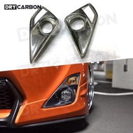 On sale 2Pcs/Set Carbon Fiber & FRP Front Bumper Fog Lamp Cover Vent Decration for Toyota GT86 2012-