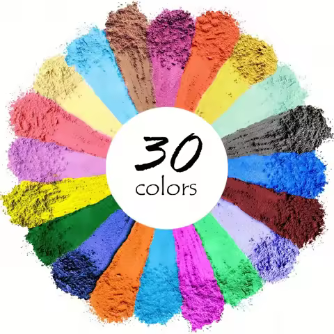 30Colors/Mica Powder Set、Epoxy Resin Pigment Mica Powder sequin、Epoxy Resin/Synthetic Resin/Cast Res