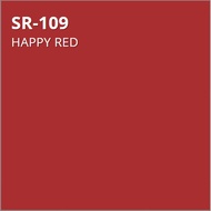 ☇∈SR 109 HAPPY RED DAVIES SUN AND RAIN ELASTOMERIC PAINT 4LITERS