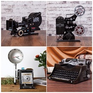 European Retro Vintage Iron Camera Projector Camera Camera Camera Model Ornaments Window Display Pro