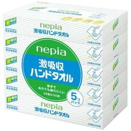 妮飄 - NEPIA 超強吸收抽取式抹手紙 吸油廚房紙 200枚(100抽) x 5盒裝-15003(平行進口)