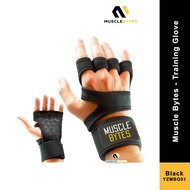 Muscle Bytes - Training Glove Half Finger Anti-Slide YZMBG [M / L / XL] [Fitness Glove / Gym Glove]