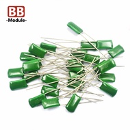 50PCS Polyester Film Capacitor 100V 1nF 2.2nF 10nF 33nF 47nF 82nF 100nF 2A102J/152/222/332/472/562/6