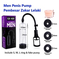 Penis Pump Men Enlargerment Pembesar Zakar Pam Zakar Lelaki Bigger Longer Sex Toy for Men Vacuum Pum