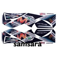 Black movistar R15 V2 motorcycle sticker