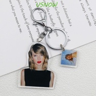 USNOW Singer Taylor Swift Keychain, Fashion Singer Taylor Swift CD 1989 Pendant, Key Chain Interesting Mini Creative Song Player Acrylic Keyring Backpack Decor