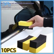 EVER 5/10Pcs Auto Tire Cleaning Sponge Reusable Water Absorbent Wheel Wax Polishing Pads for Car Was