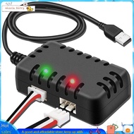 RC Car for 2S Battery Charger 7.4V Lipo Balance Charger- USB Cable 2-In-1 Featuring XH-3P Plug 1A