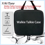 UV-32 Ham Radio Carrying Case Walkie Talkie Case Holder Handheld Ham Radios Hard Storage Carrying Ca