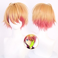 Anime oshi no ko hoshino ai Tóc giả hóa trang tóc giả màu hồng hoa hồng tím hoshino rubii Arima Kana