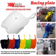XW RACING CRF70 Motorcycle Front Number Plate Plastic Temporary Plate for Honda CRF80 CRF100 XR50 XR