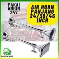 BEACON CHERAS LORI AIR HORN ANGIN 24V 24INCH/38INCH/46INCH SATU TRUMPET HORN BUNYI KAPAL SUPER LOUD 