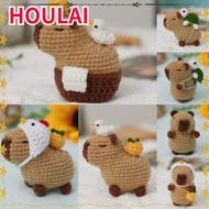 HOULAI Crochet Stuffed Animal Kit, Handmade DIY Set Capybara DIY Crochet Kit, Beginner with Crochet 