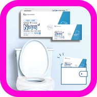 [Korea] Disposable and Flushable Toilet Seat Cover 10 pcs /Biodegradable Disposable Toilet Seta Bowl cover Made in Korea / ANTI BACTERIAL HYGIENE